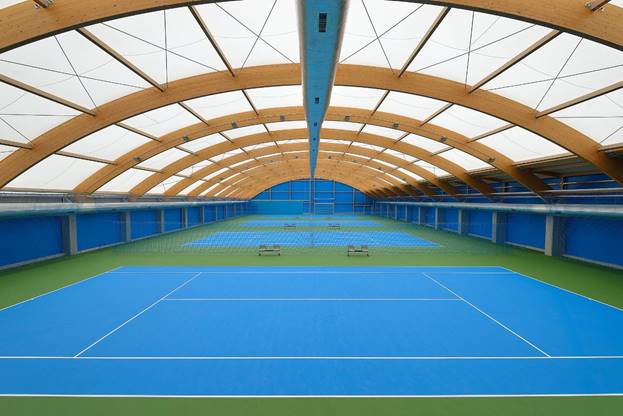 Halton Sports Structures Indoor Tennis Courts