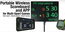 Load image into Gallery viewer, Scorli Mobile Electronic Tennis Scoreboard
